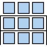  Paletový regál Cell, základní, 210,6 x 270 x 110 cm, 4 000 kg, 2 patra, modrý