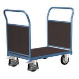  Plošinový vozík se dvěma madly s plnou výplní, do 1 000 kg, 100,6 x 119,7 x 70 cm