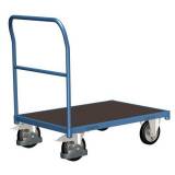  Plošinový vozík s madlem, do 1 000 kg, 100,6 x 112,8 x 70 cm
