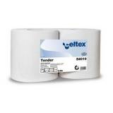  Průmyslové papírové utěrky Celtex Tender 500 2vrstvé, 500 útržků, bílý, 2 ks
