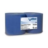  Průmyslové papírové utěrky Celtex Blue Wiper XL 2vrstvé, 1 000 útržků, 2 ks