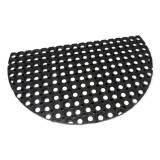  Gumová vstupní čistící půlkruhová rohož Honeycomb - 75 x 45 x 2,2 cm