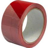  Výstražná lepicí páska, šířka 50 mm, bílá/červená