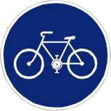  Dopravní značka Stezka pro cyklisty (C8a)